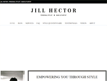 Tablet Screenshot of jillhector.com